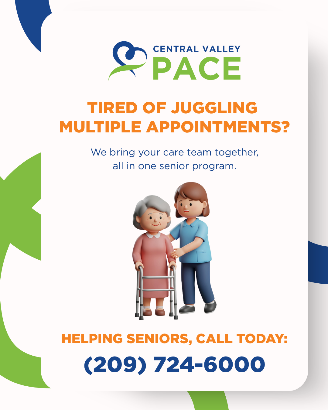Central Valley PACE Facebook ad: Our team at Central Valley PACE provides quality…