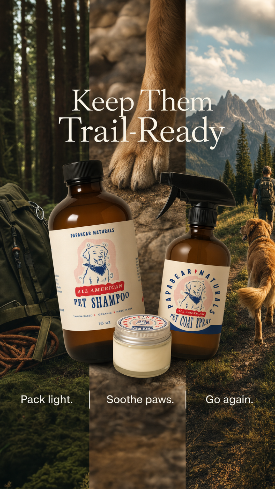 Papabear Naturals Facebook ad