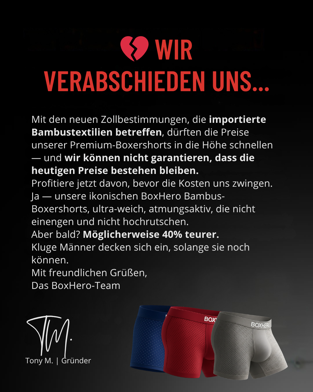Boxhero Deutschland Facebook ad