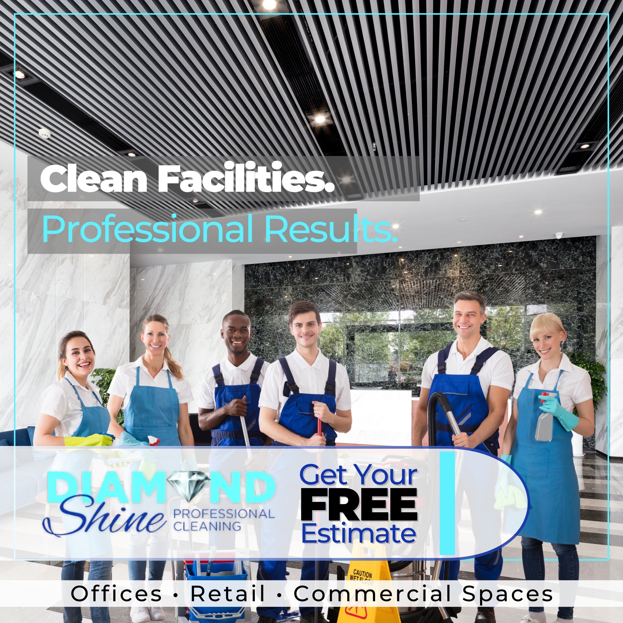 Diamond Shine Professional Cleaning Facebook ad