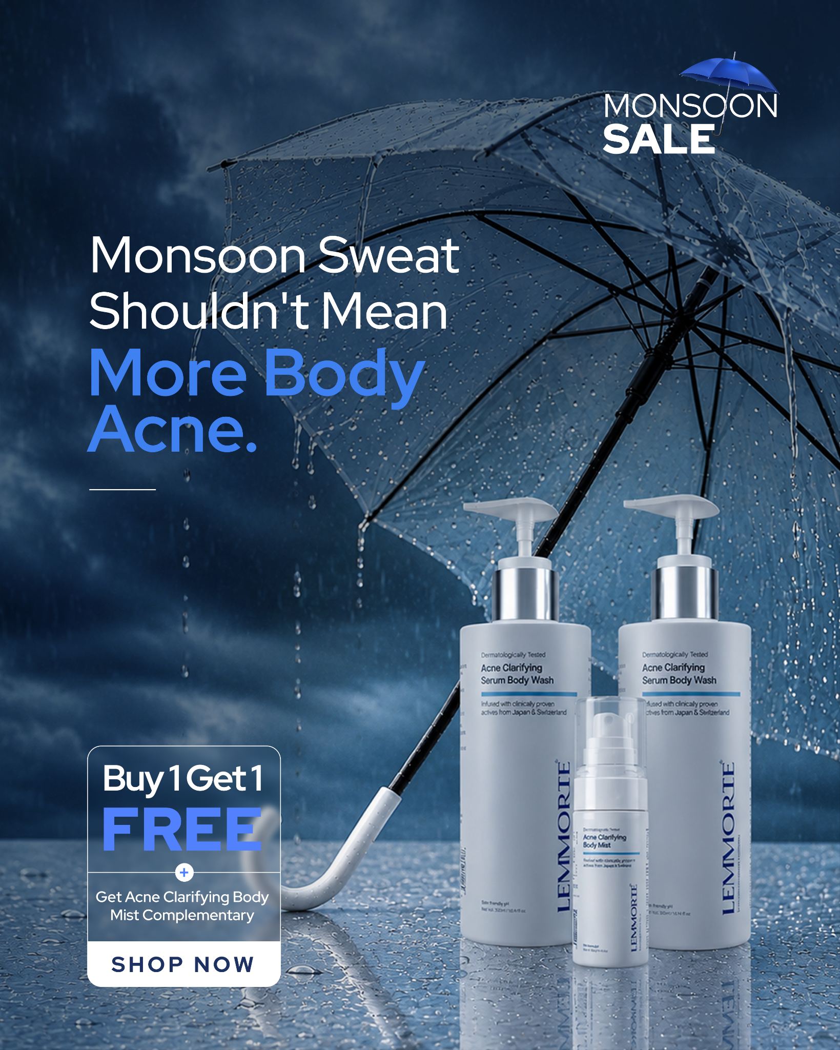 Lemmorte Facebook ad: BUY 1 GET 1 FREE