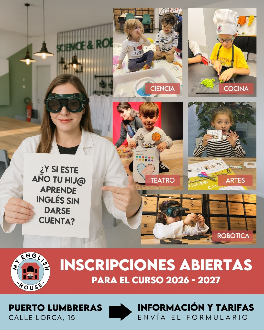 My English House Academy Facebook ad