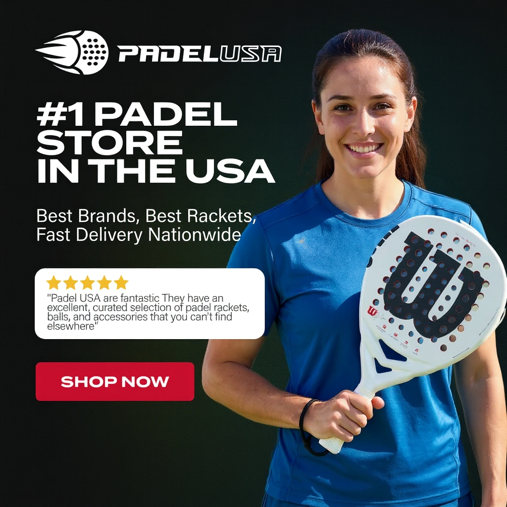 Padel USA Facebook ad: Shop the Best Padel Gear in the USA