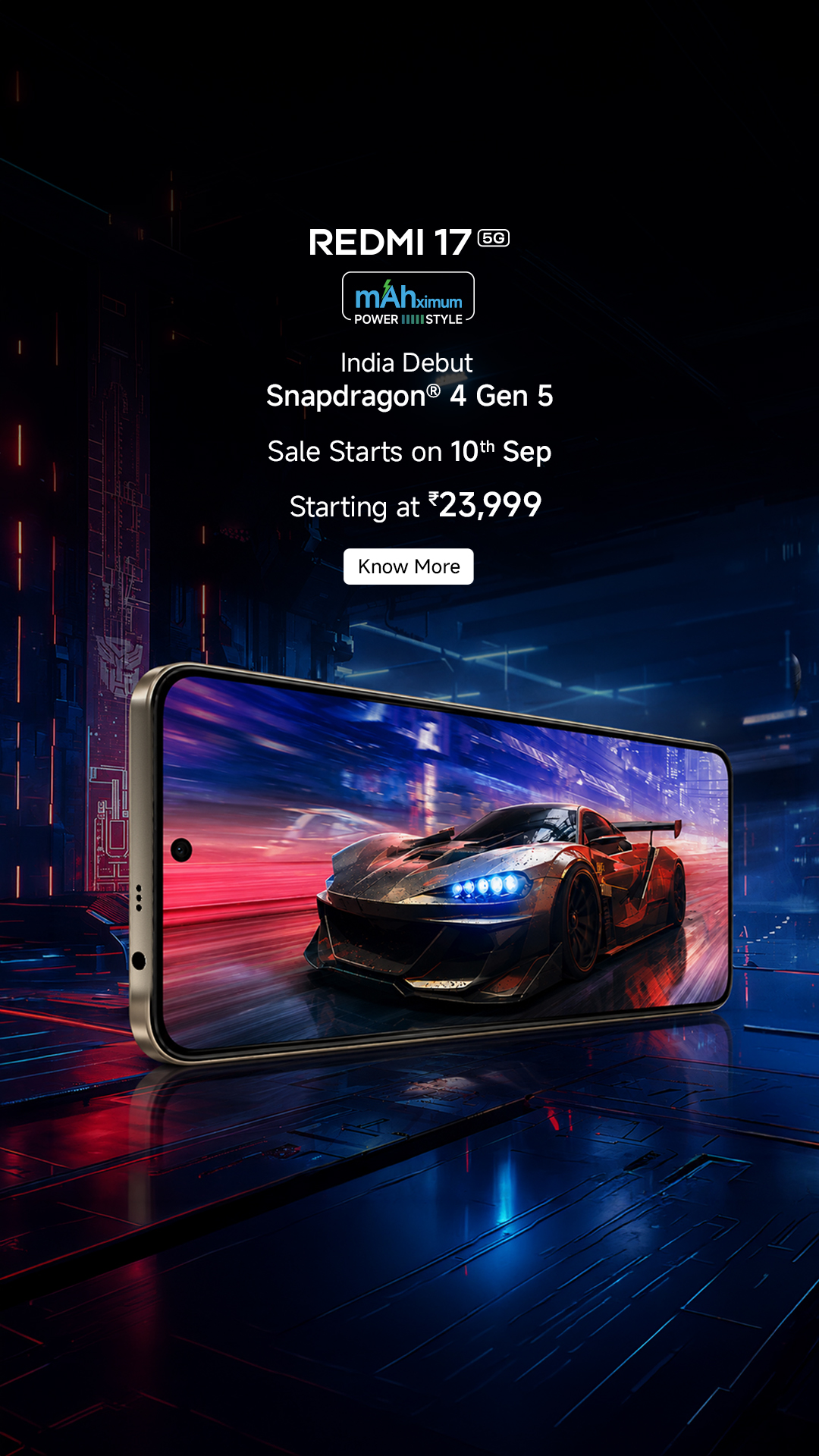 Redmi India Facebook ad: Style That Lasts. Power That Stays.