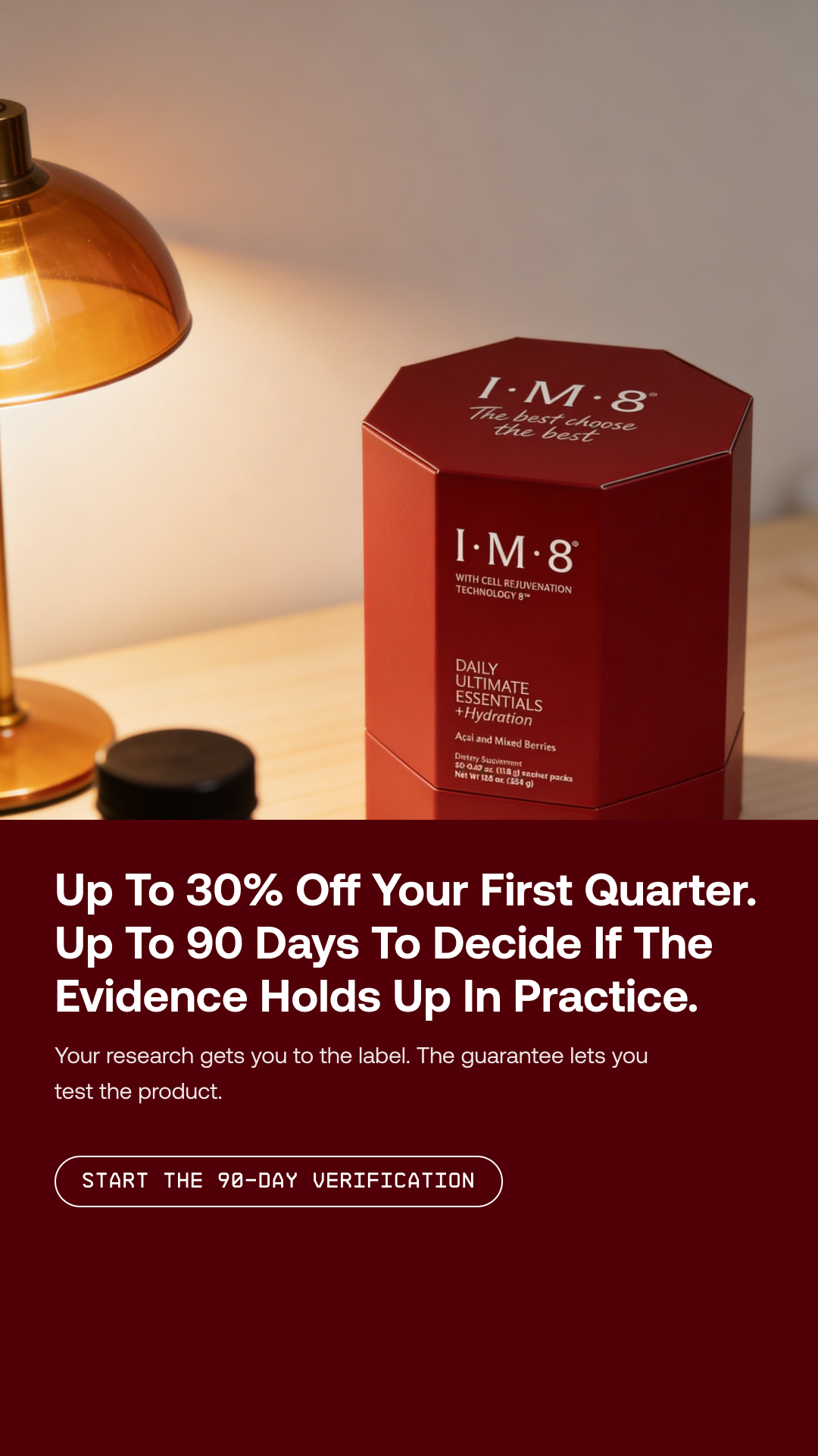 IM8 Facebook ad