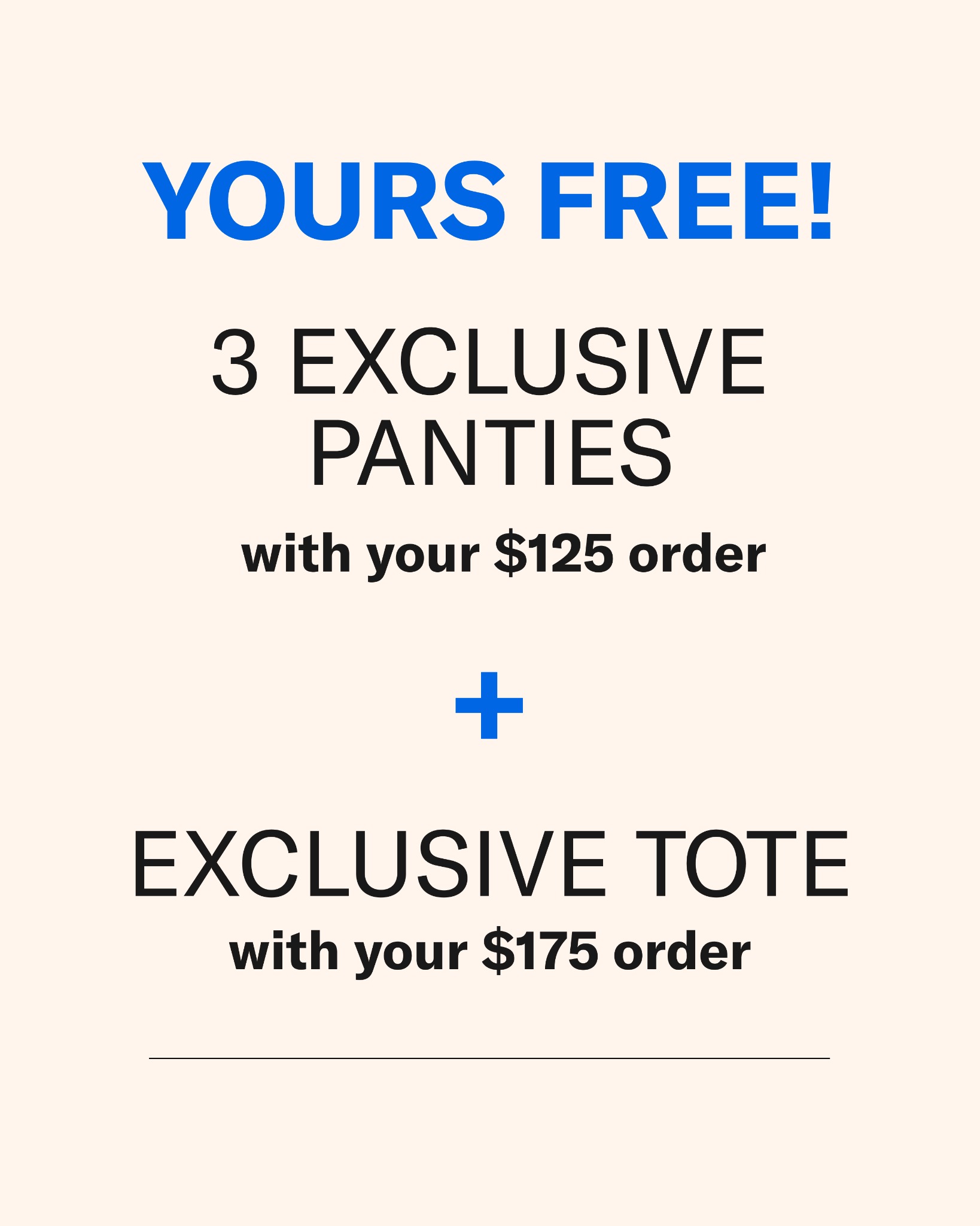 BARE NECESSITIES Facebook ad