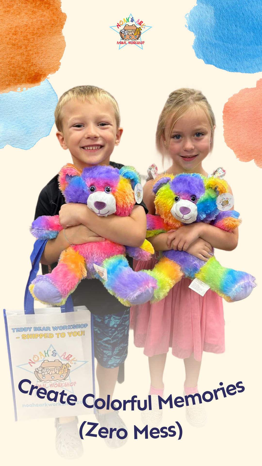 Noah's Ark Animal Workshop Facebook ad from Aug 7, 2025