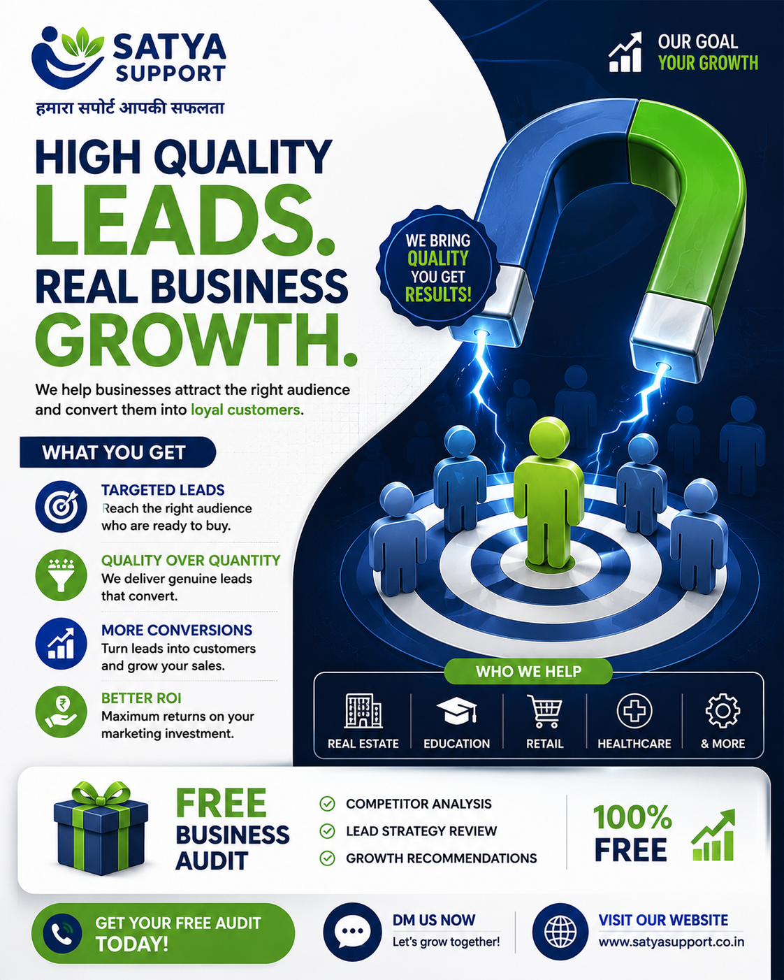 Satya Support Services Private Limited Facebook ad