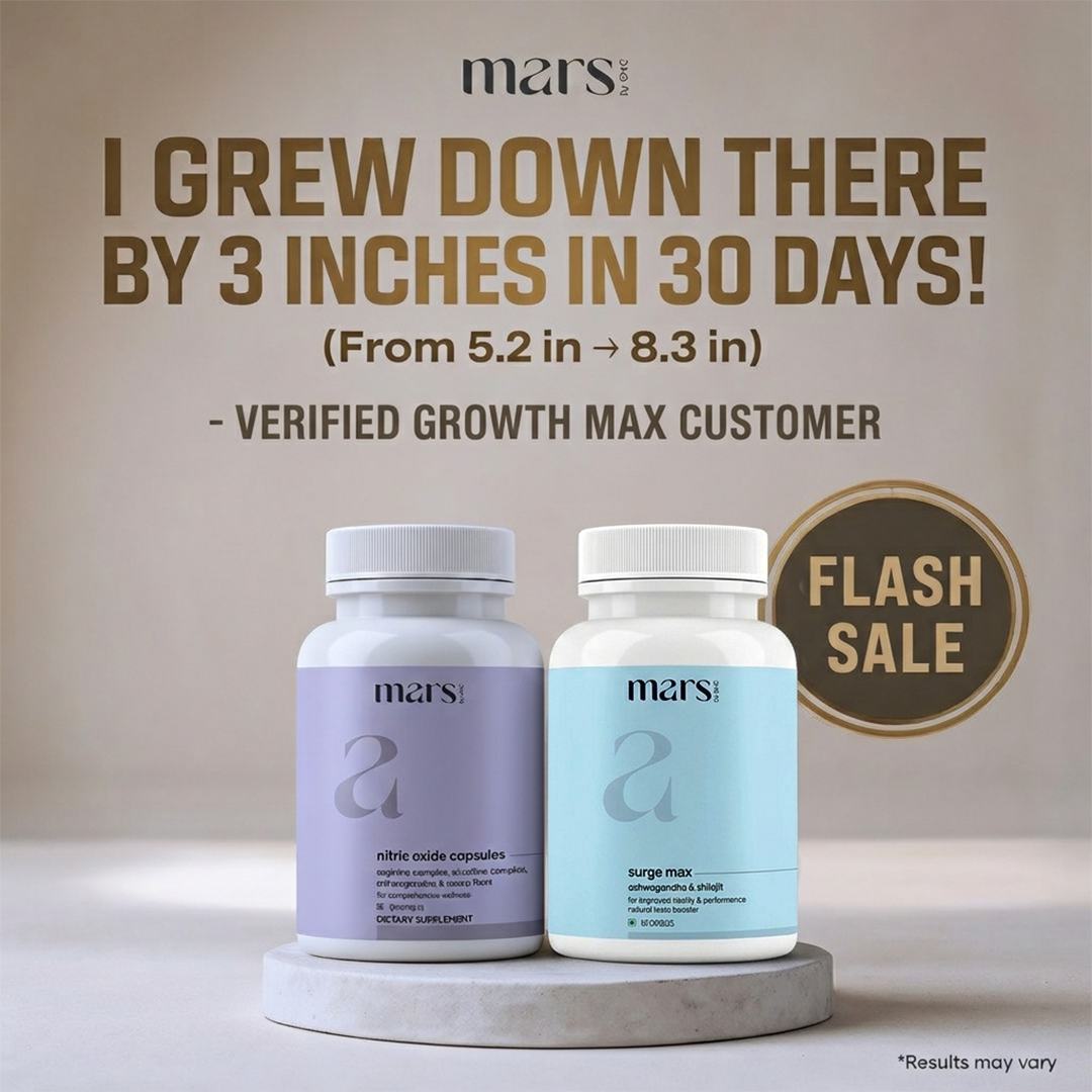 Mars Supps Boosters Facebook ad: Save 20% on Men's Wellness