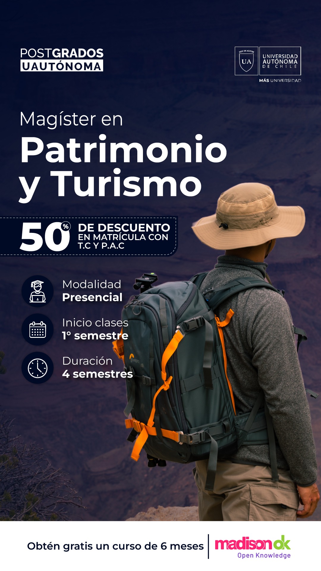 Postgrados y Educación Continua Universidad Autónoma de Chile Facebook ad