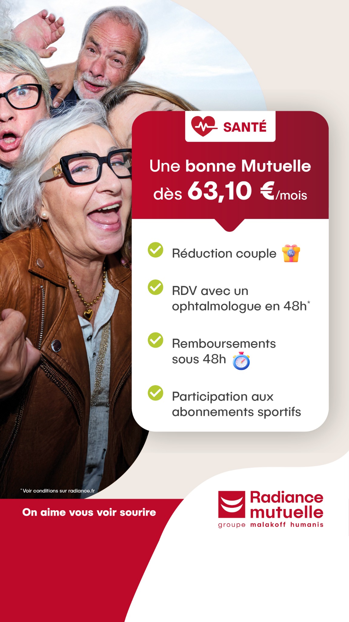 Radiance Mutuelle - Groupe Malakoff Humanis Facebook ad from Jun 30, 2026