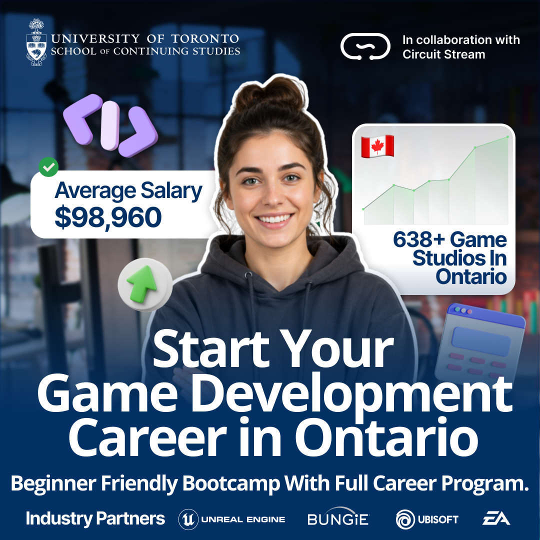 University of Toronto School of Continuing Studies Bootcamps Facebook ad