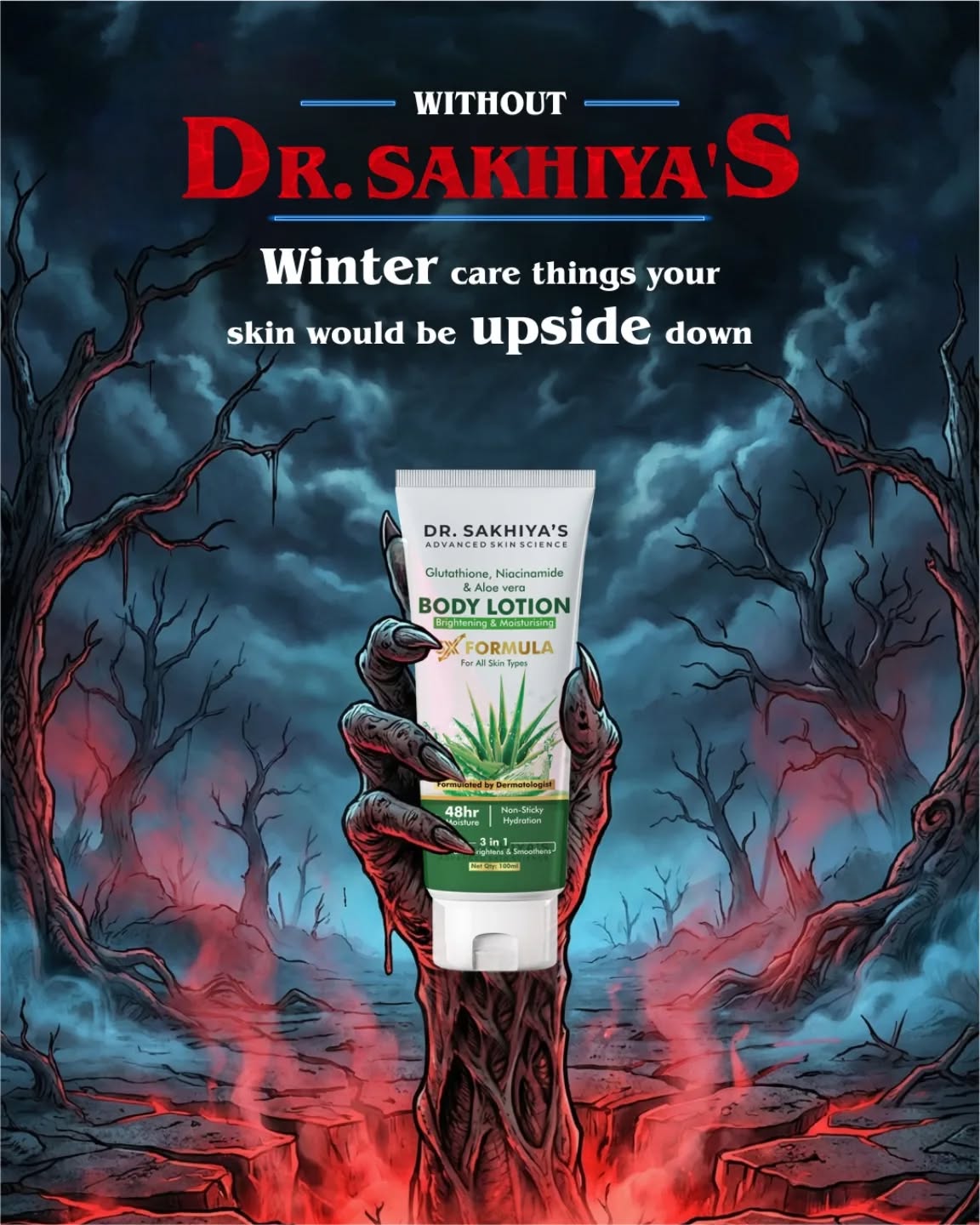 Dr Sakhiya's Advanced Skin Science Facebook ad