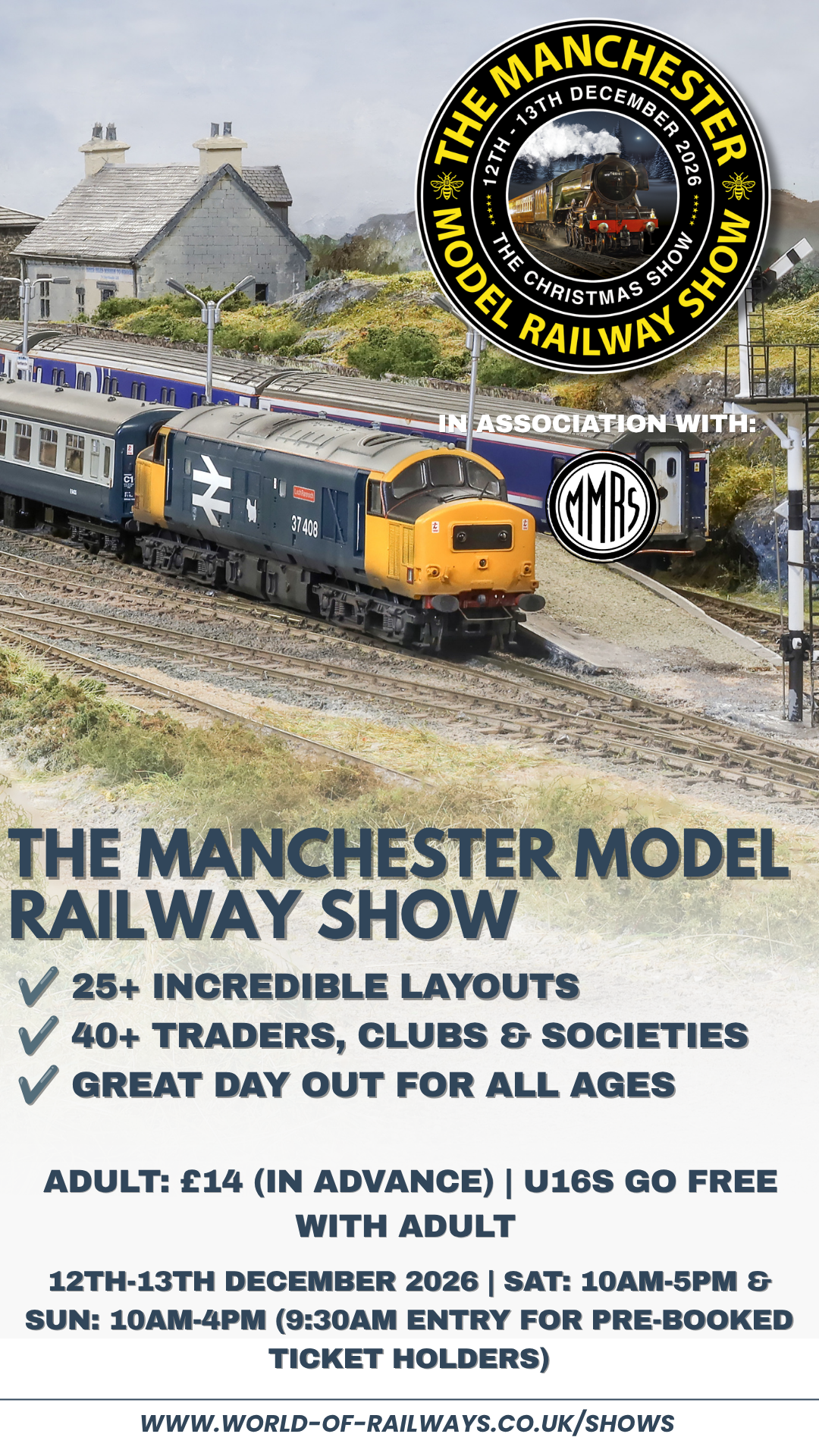 British Railway Modelling Facebook ad: Adult: £14 (in advance)