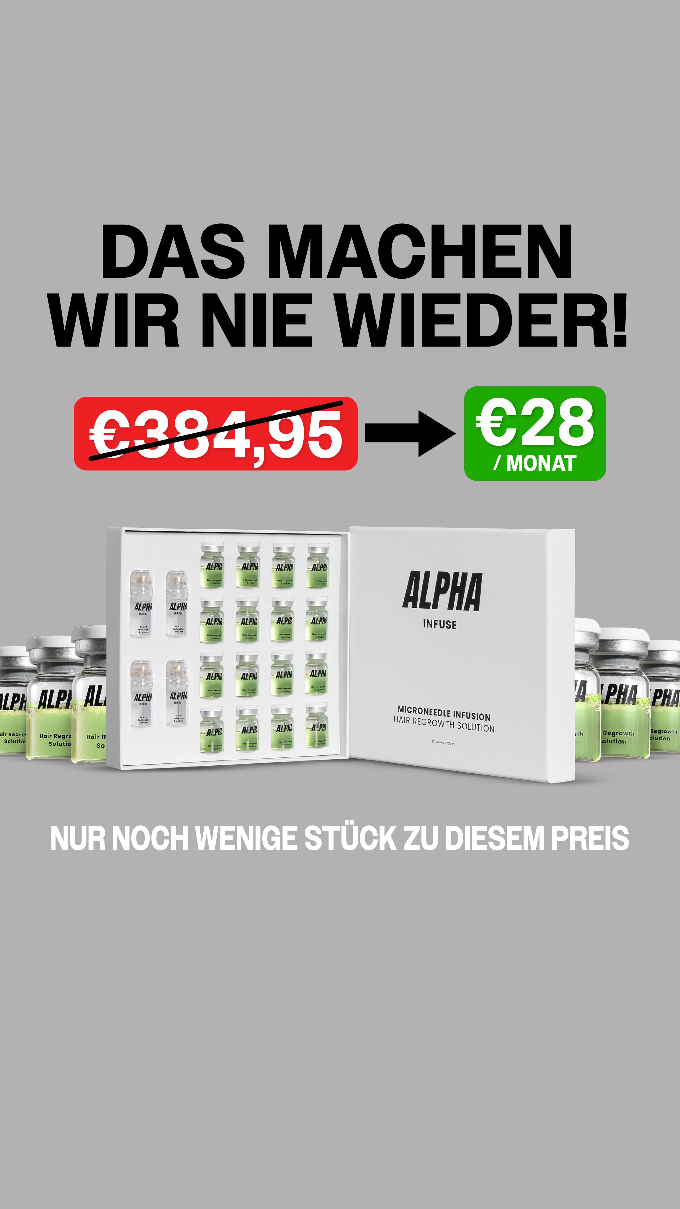 AlphaInfuse Facebook ad