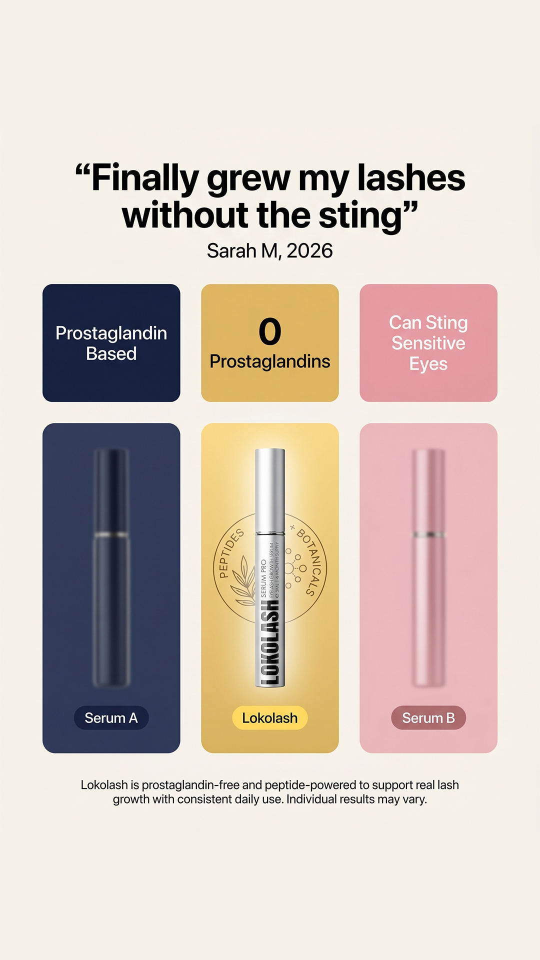 Lokolash Facebook ad