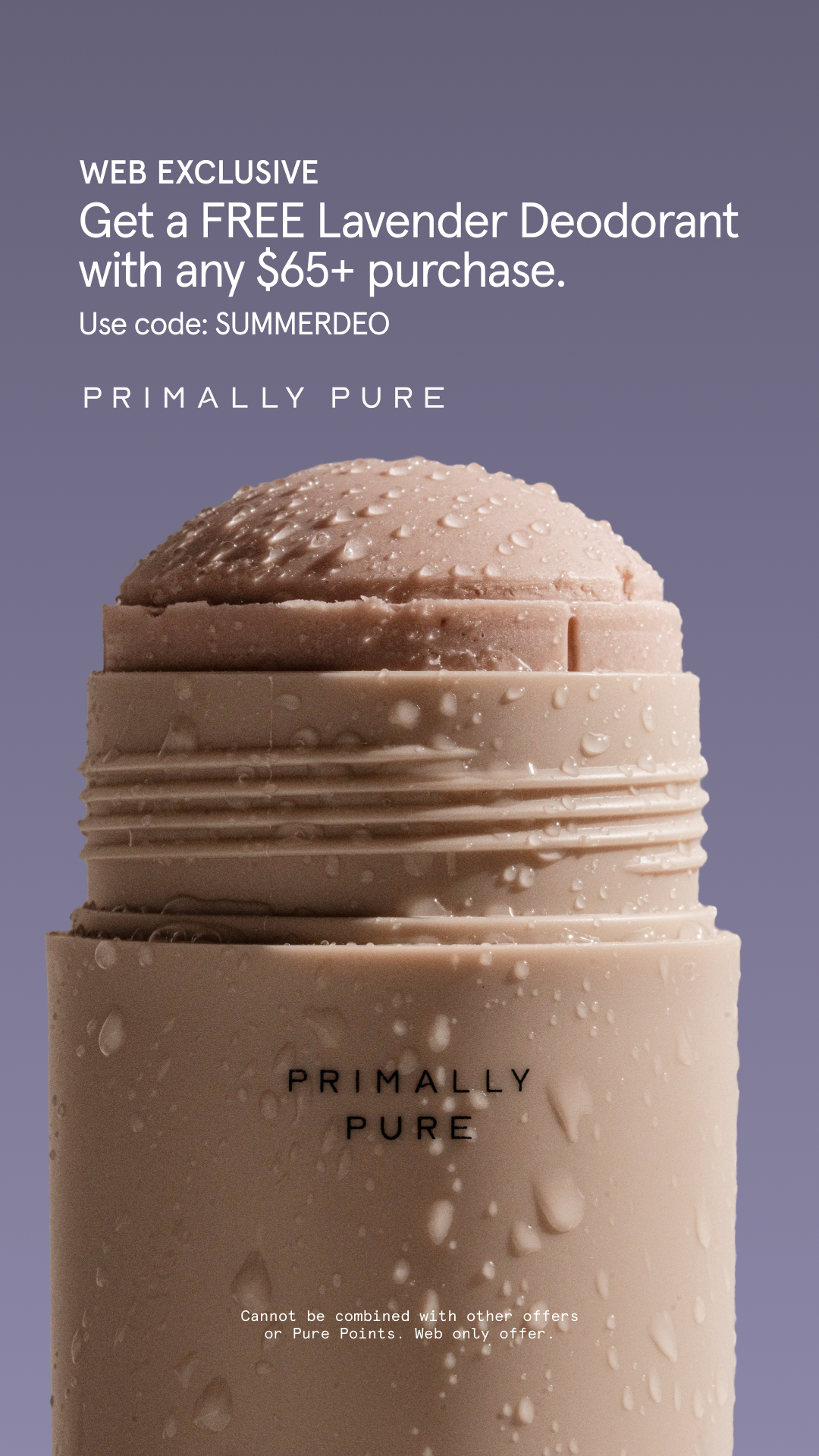 Primally Pure Skincare Facebook ad