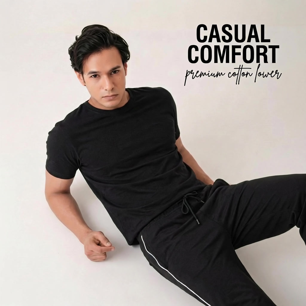 Prosperity Facebook ad: Black Cotton Lower For Men