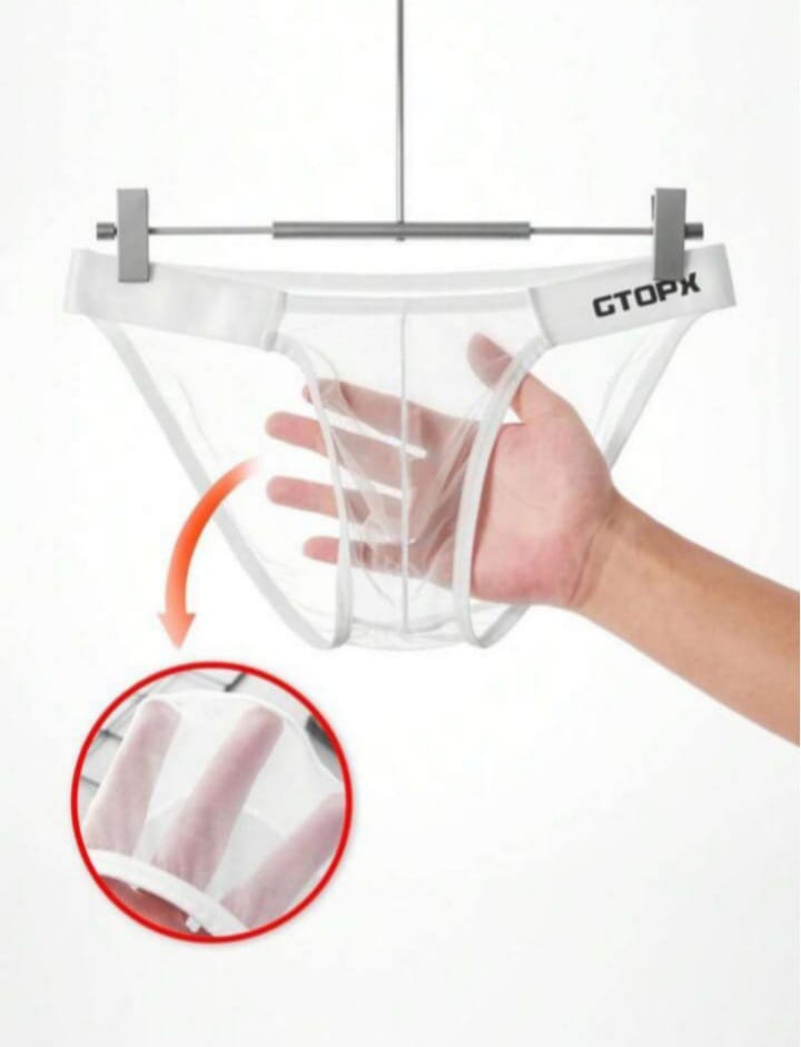 Shopeeme-Clothing Facebook ad: Gtopx Men's Transparent Comfy Underwear