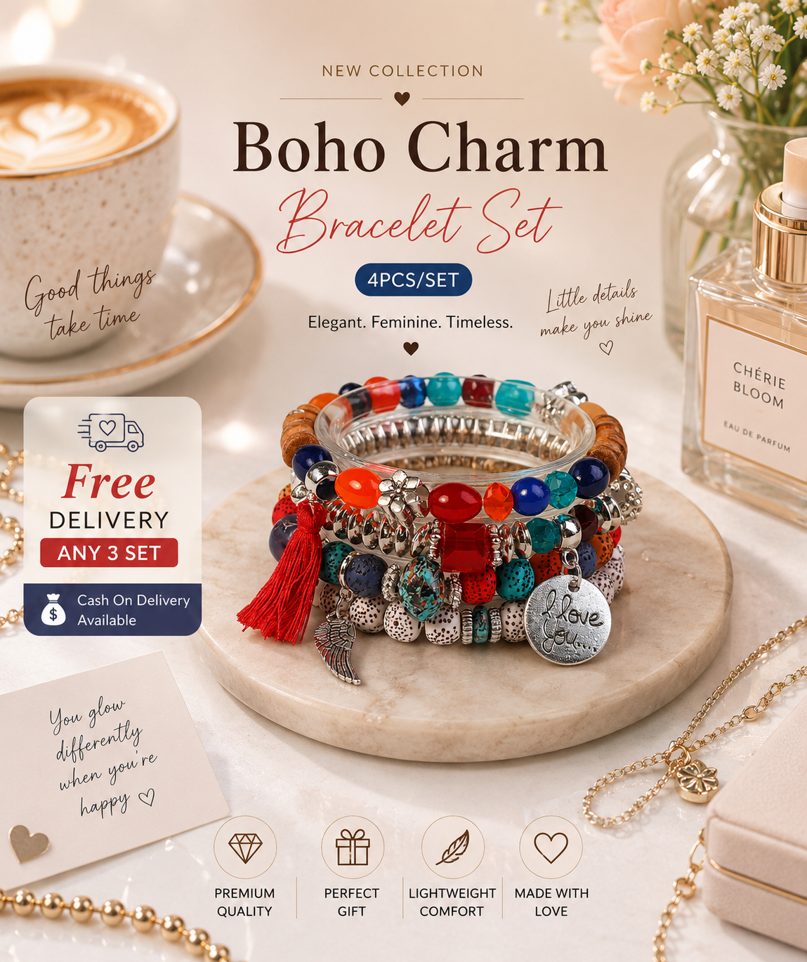 MaNishi Collection Facebook ad: Most loved bracelet collection is almost sold out!
