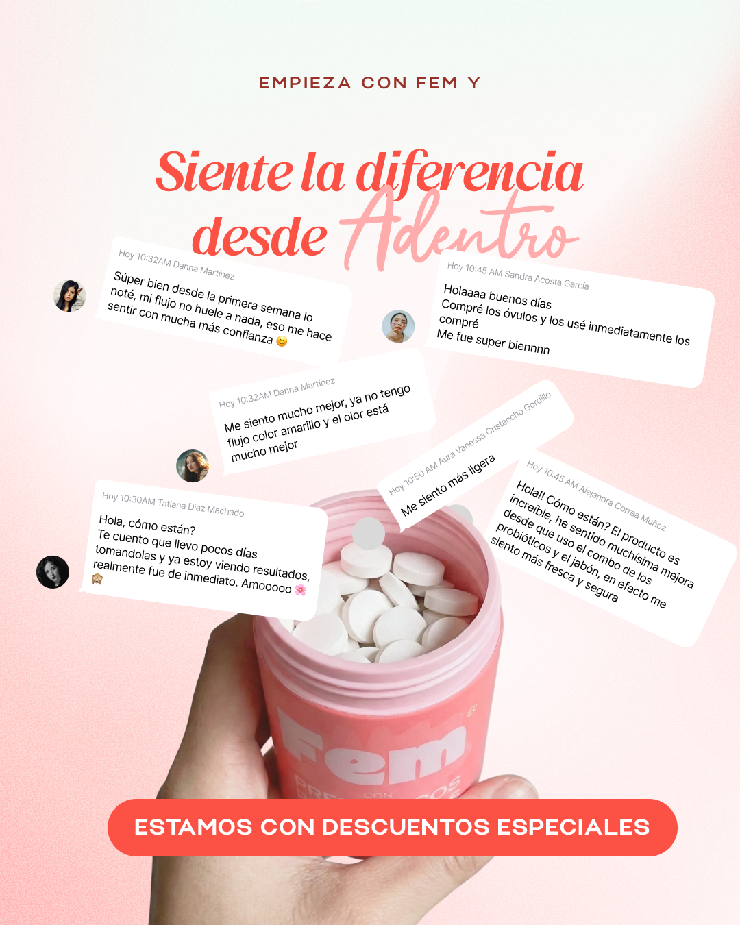 Fem Probiotics Facebook ad
