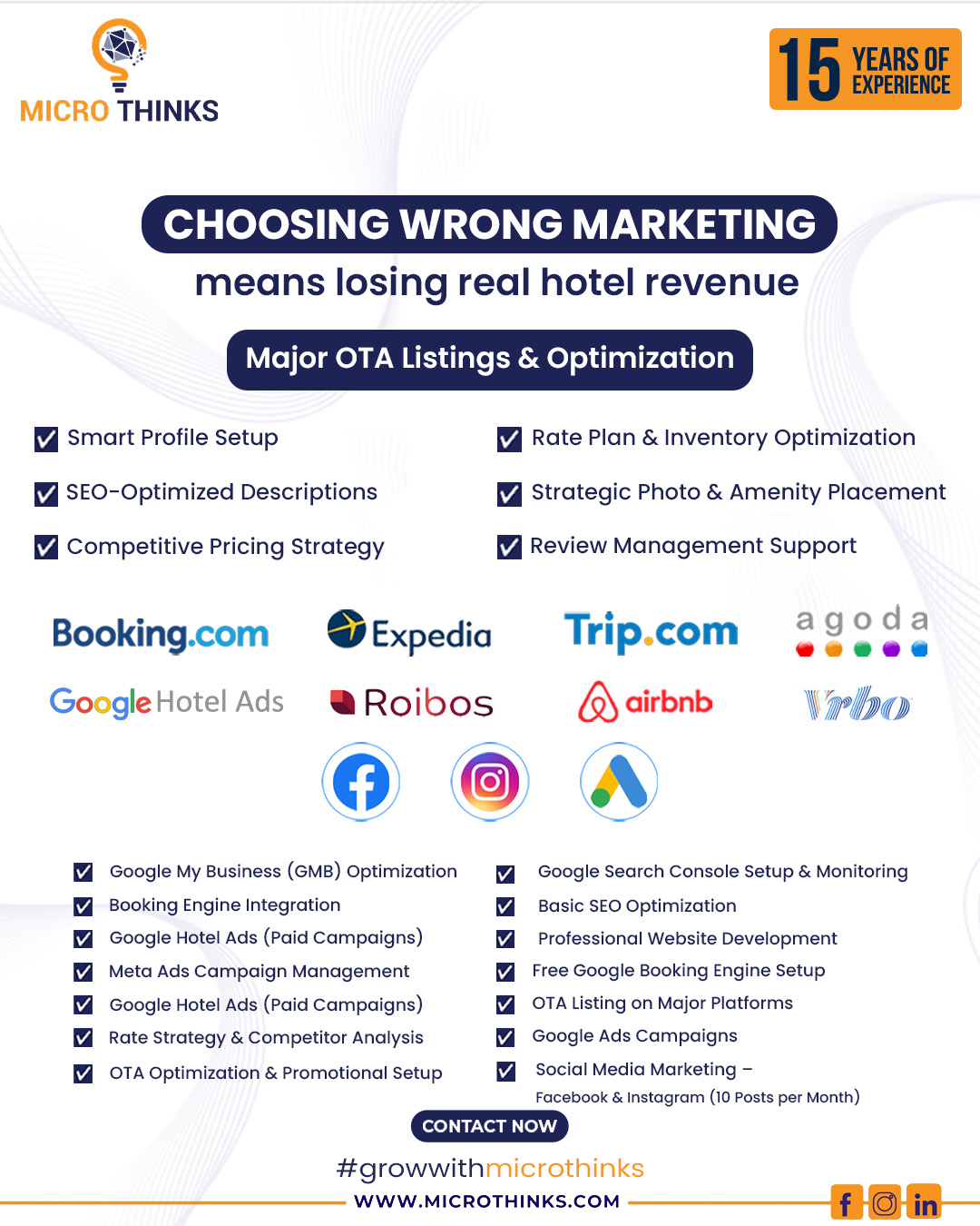Microthinks Facebook ad: Choosing the wrong marketing partner is costing you…