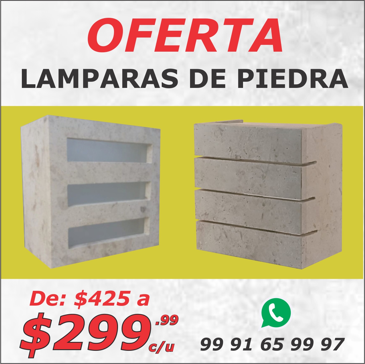 Piedra MID Facebook ad: PROMOCIÓN LAMPARAS DE PIEDRA