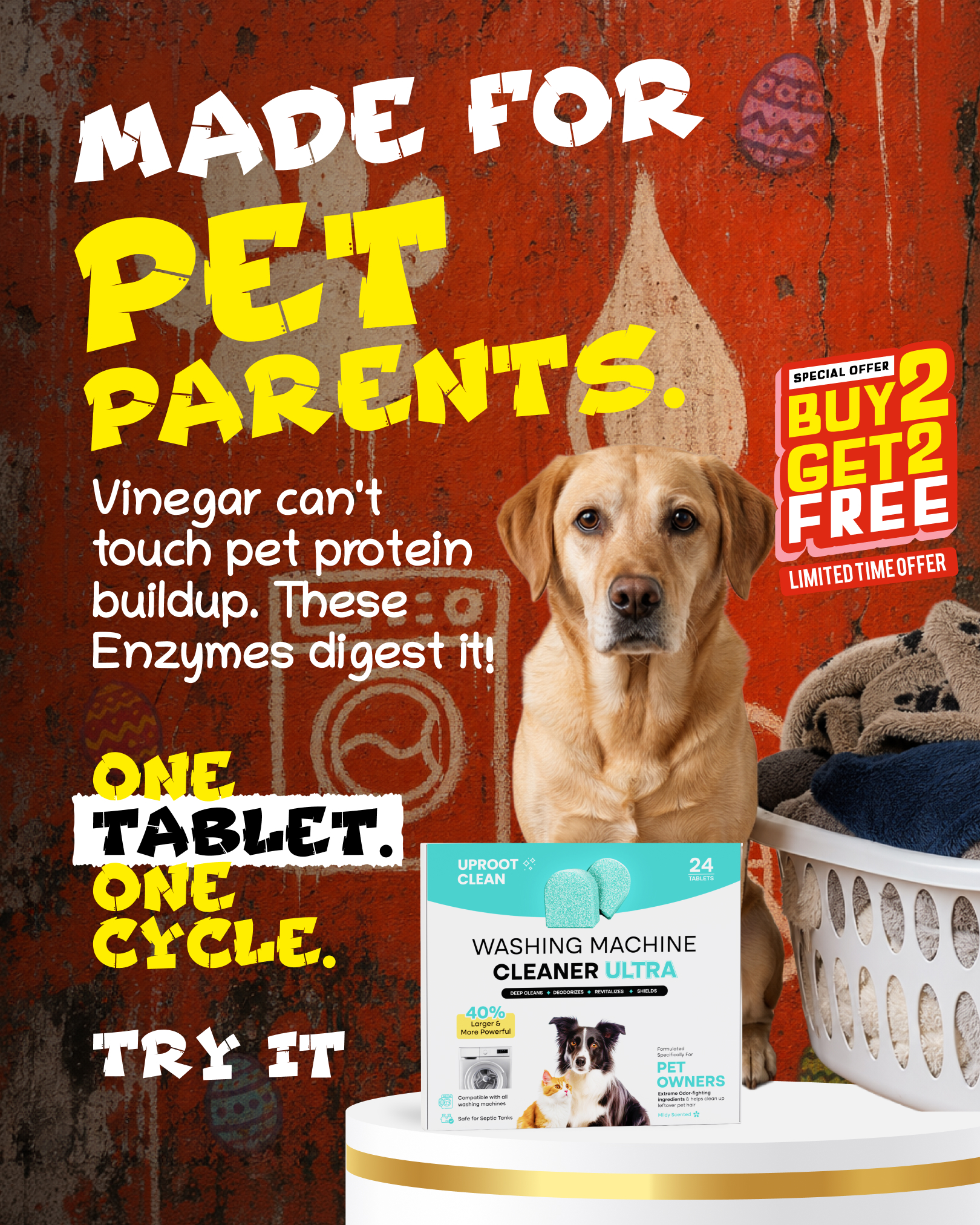 Uproot Clean Facebook ad