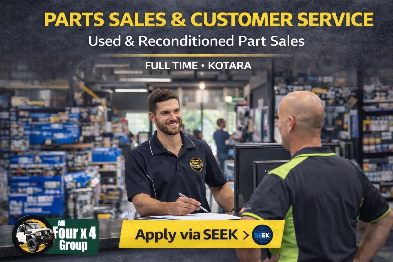 All Four x 4 Spares, Service & Dismantling Facebook ad