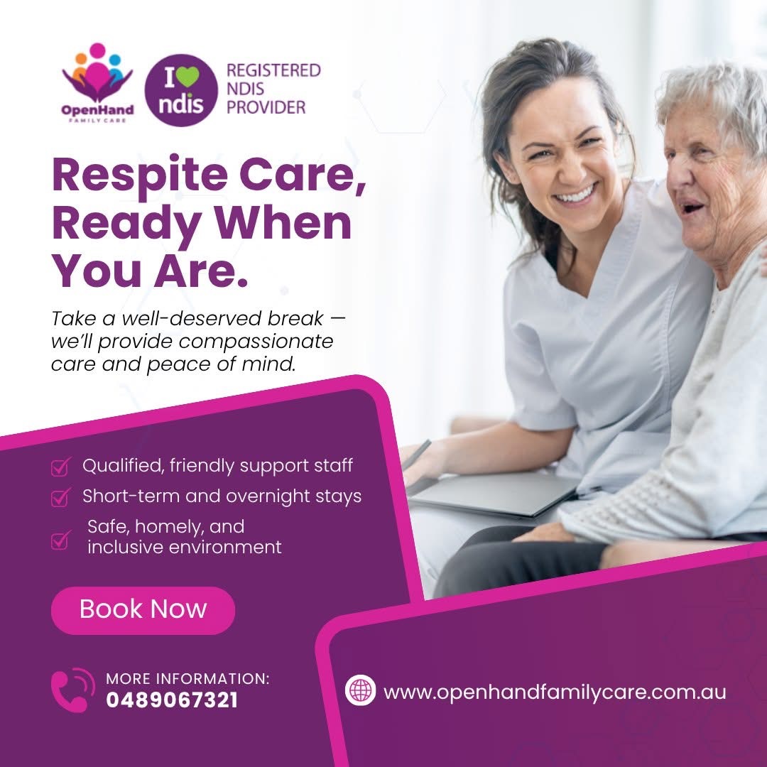 Openhandfamilycare Facebook ad: OpenHandFamilyCare, Where Every Break Builds Better Care.