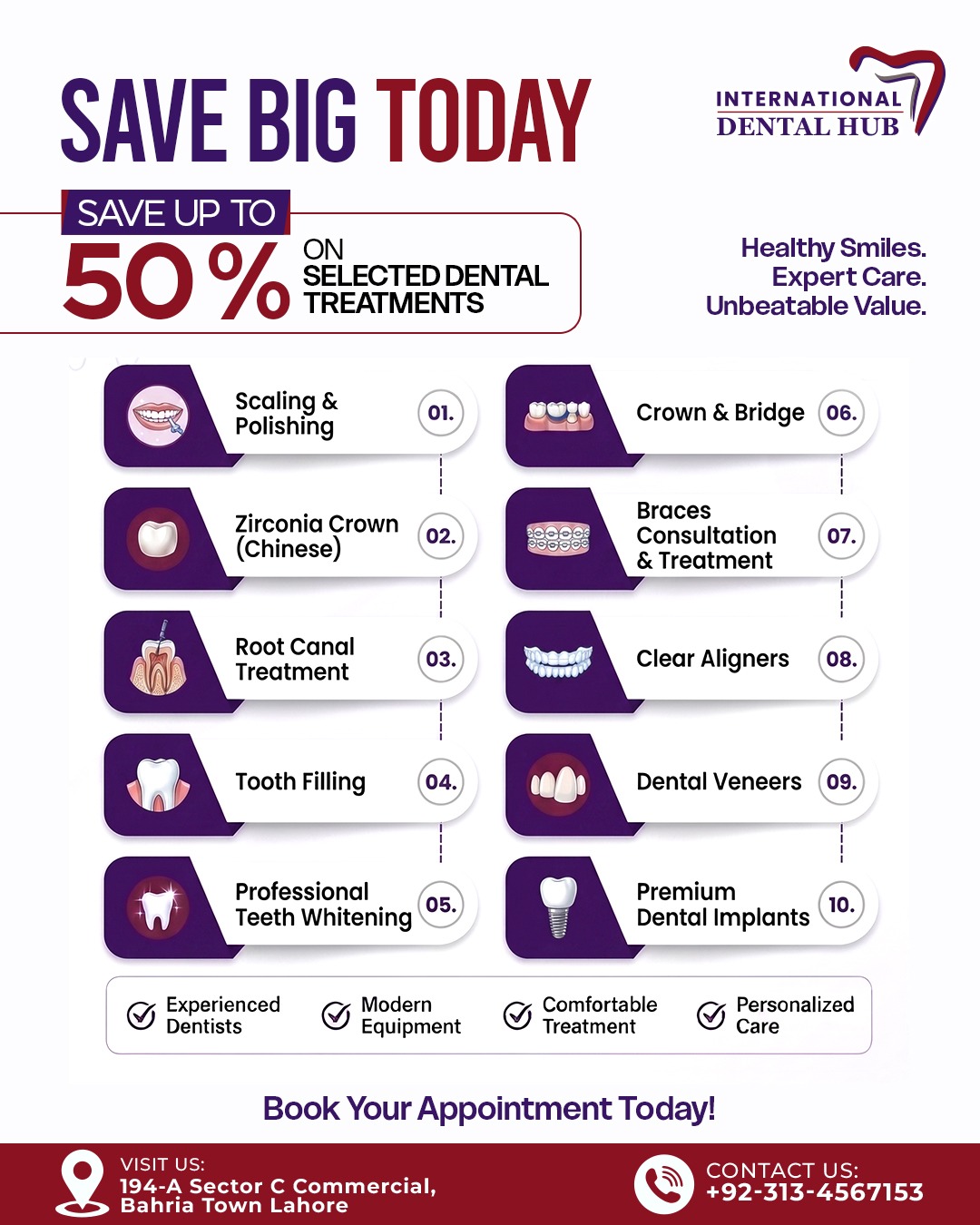 International Dental Hub Facebook ad