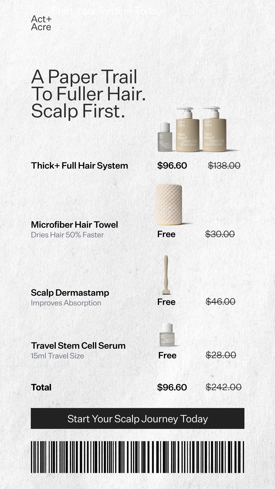 ActandAcre Facebook ad