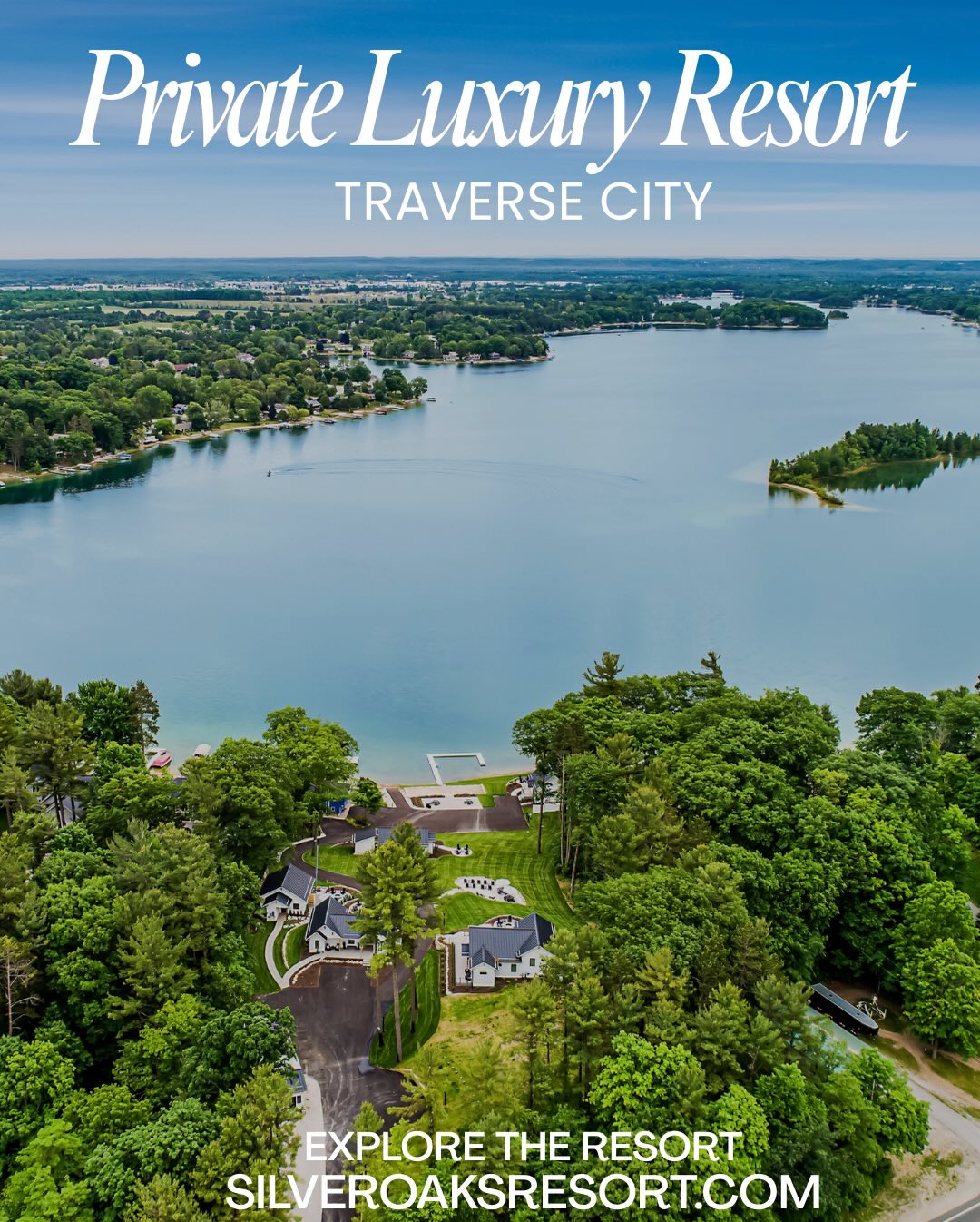 Silver Oaks Resort Facebook ad: Luxury Beachfront Cottages
