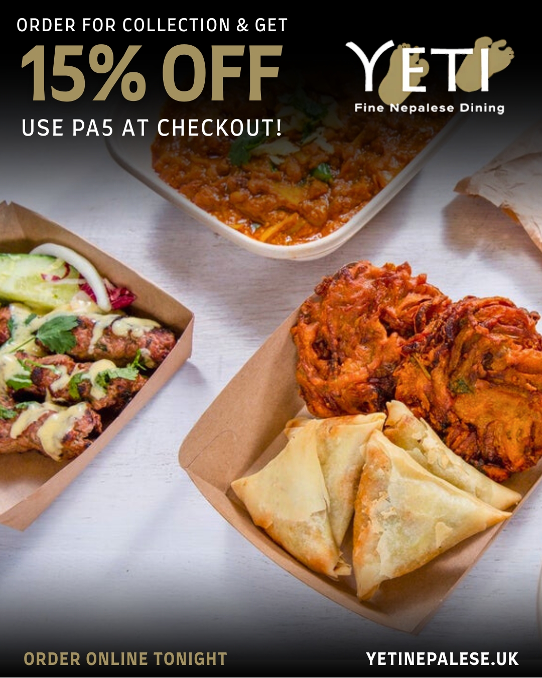 Yeti nepalese Oxford Facebook ad: Live in and love authentic food?