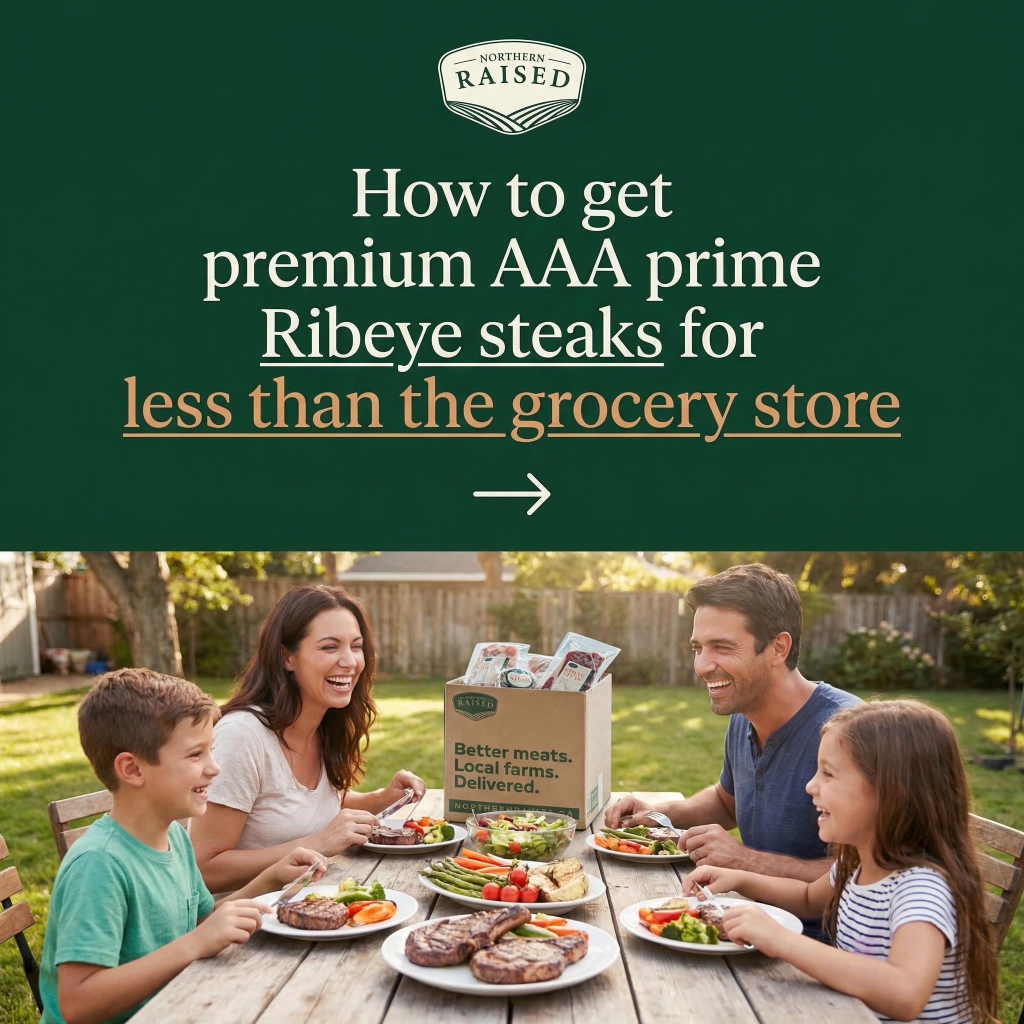 Northern Raised Facebook ad