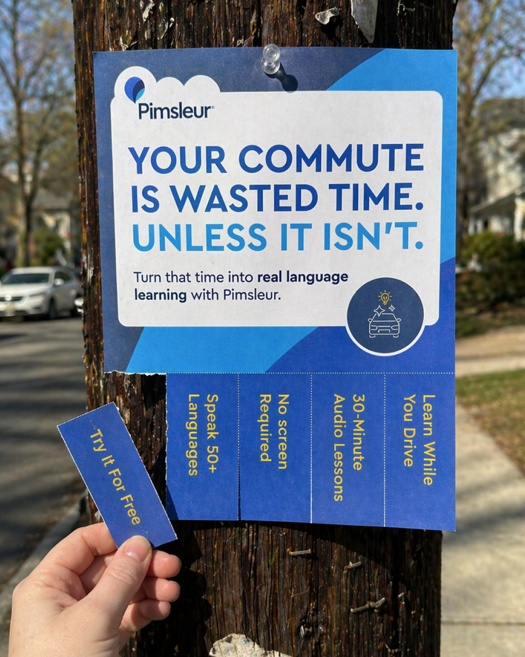 Pimsleur Language Programs Facebook ad