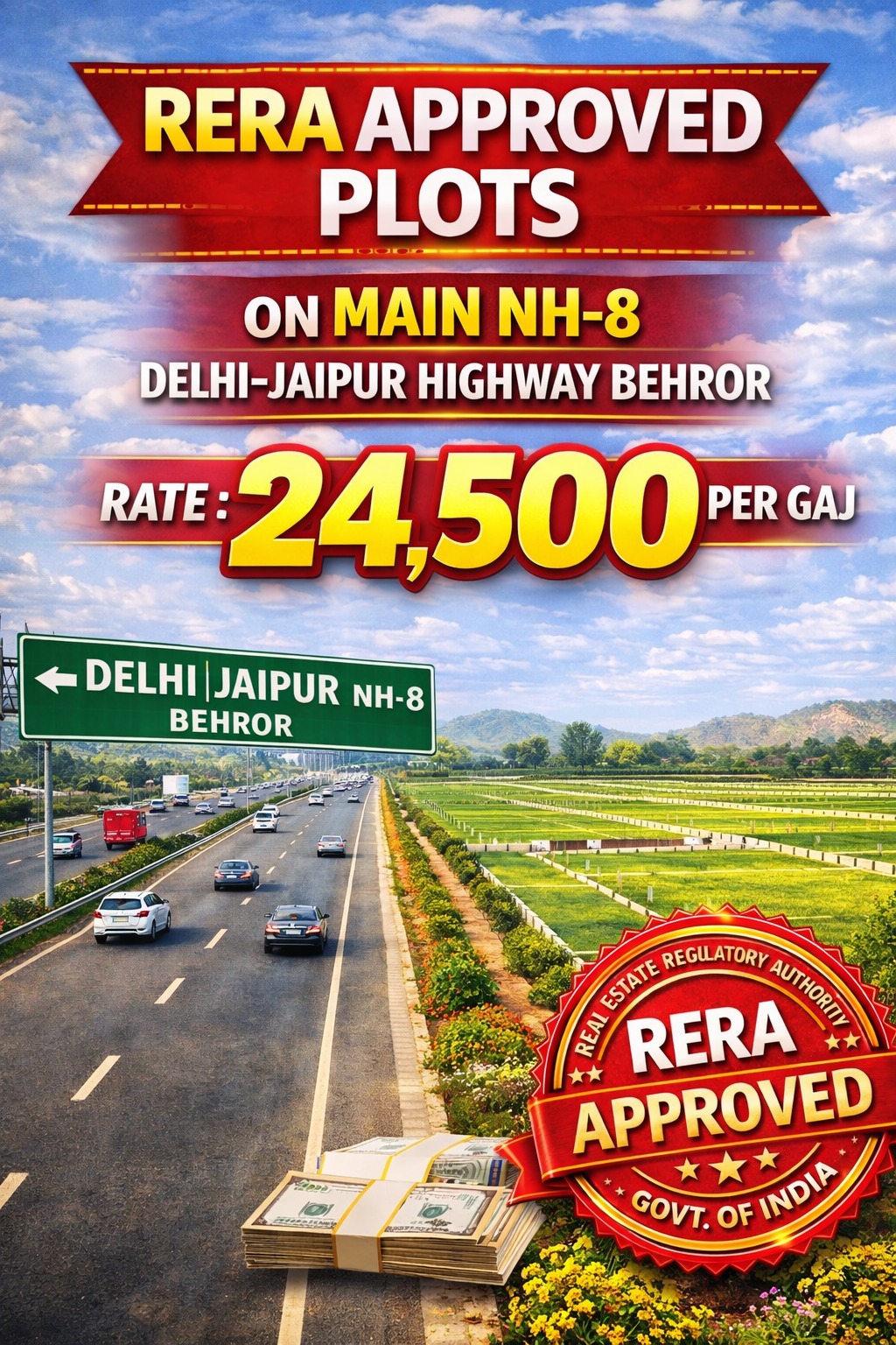 SKY REAL GROUP Facebook ad from Mar 14, 2026