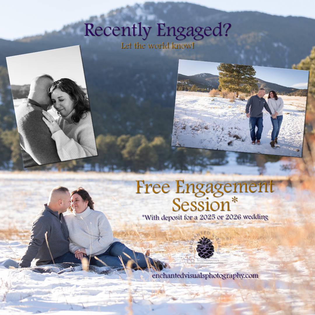 Enchanted Visuals Photography Facebook ad: passionate photography duo who captures memories with love…
