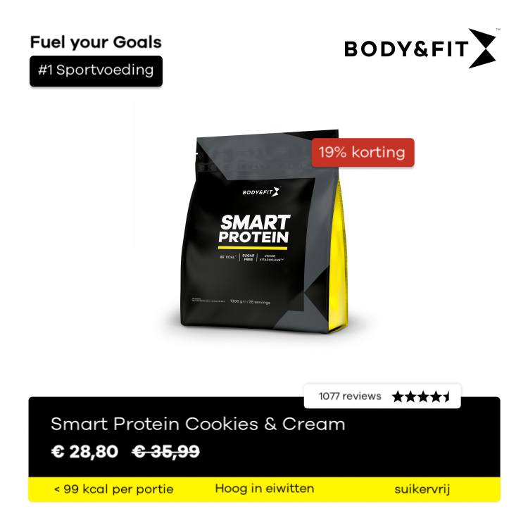 Body&Fit Facebook ad: Jouw inzet, onze fuel.