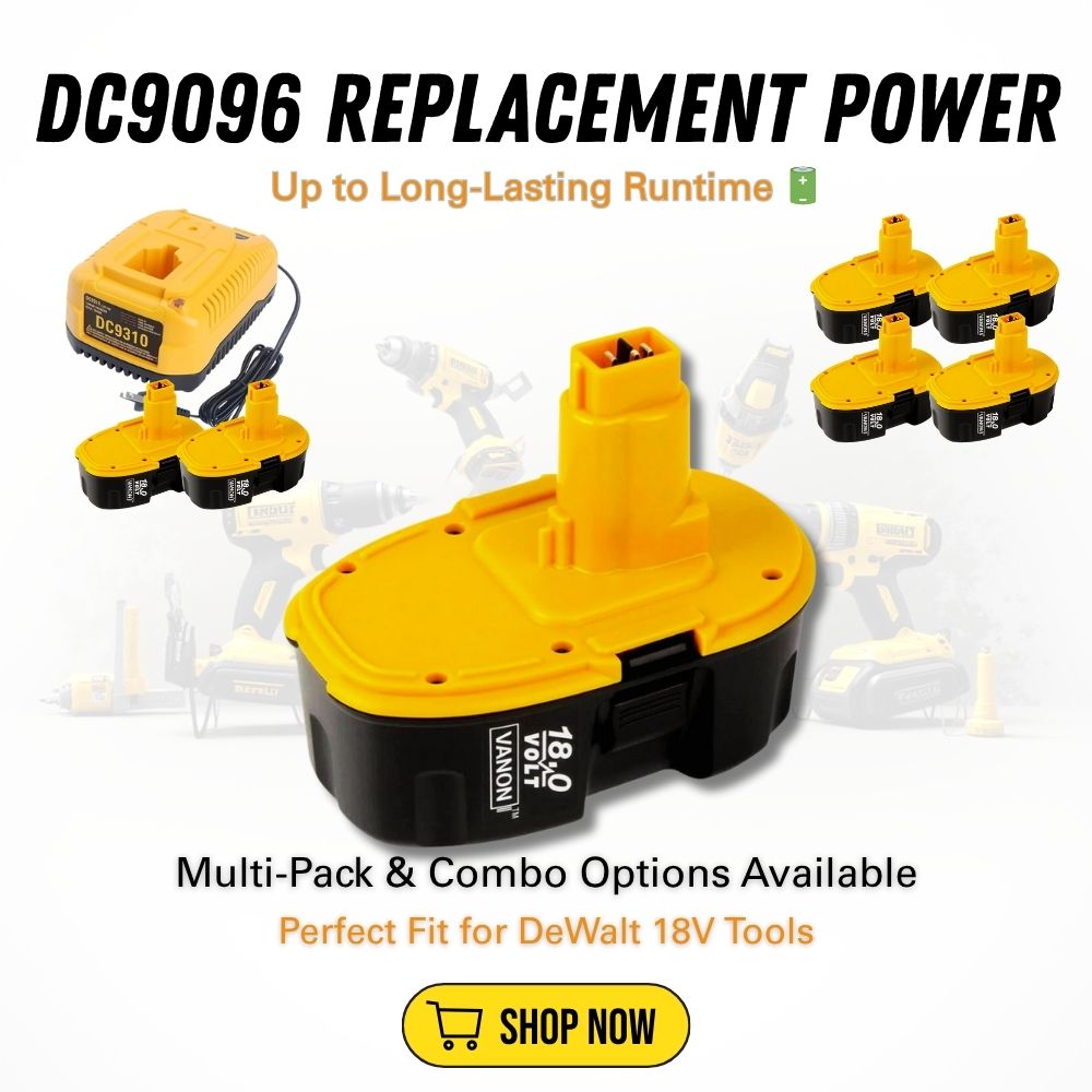 Vanon Batteries Facebook ad: DC9096 Replacement Batteries, Multi-Pack Deals