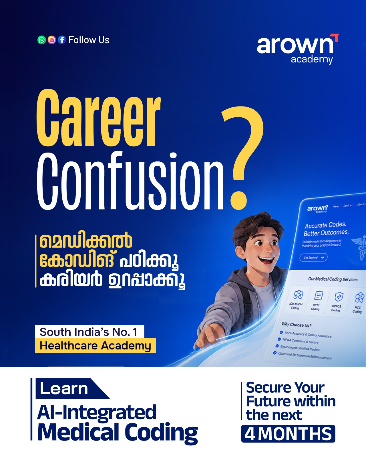 Arown Academy Facebook ad