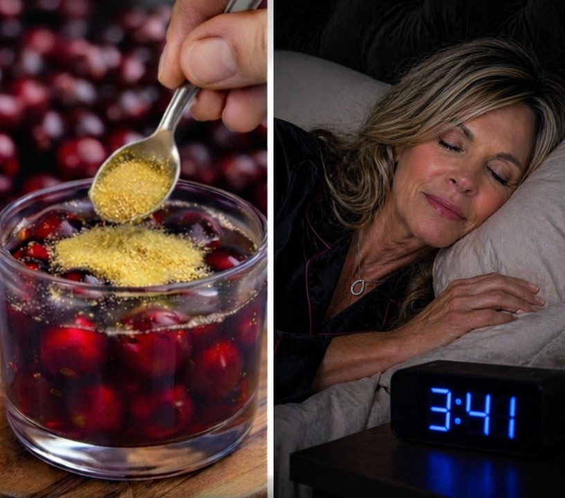 Happy Linda Facebook ad: This 30-Sec Cherry Trick Stops 3 AM Wake-Ups.