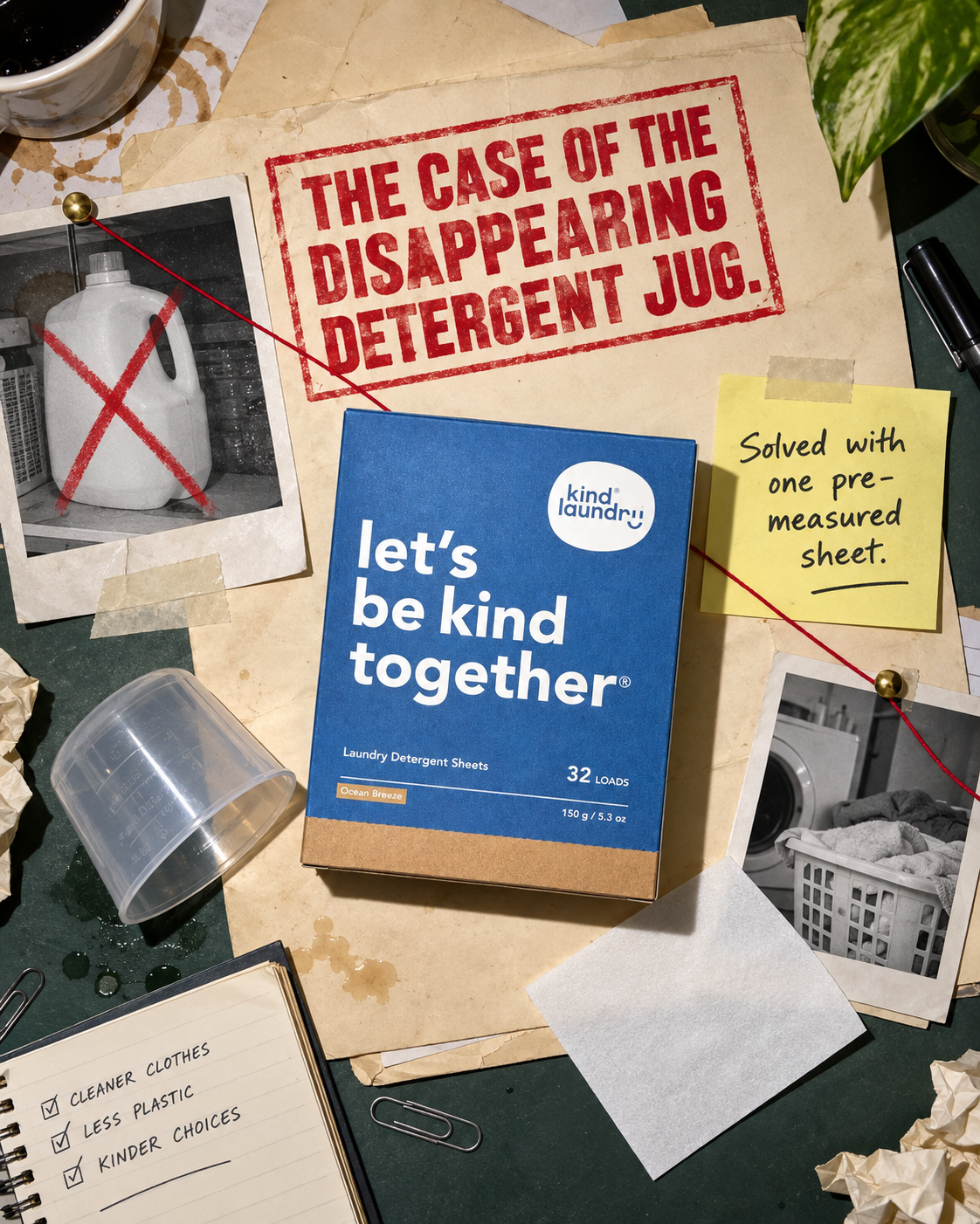 Kind Laundry Facebook ad: The Upgrade That Made the Plastic Jug Go Cold Case