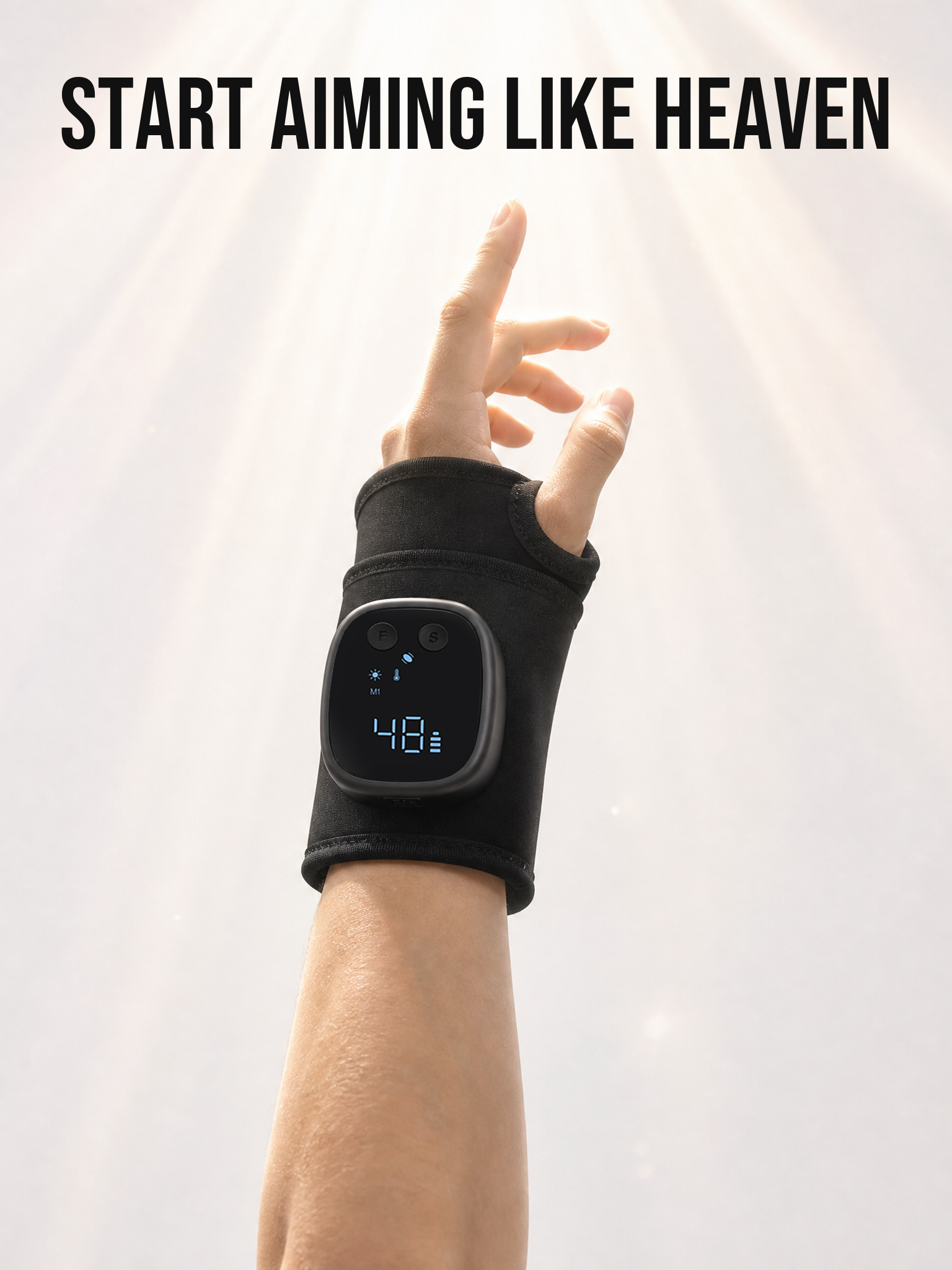 AimRest Facebook ad: Warm, responsive hands before you even queue up.