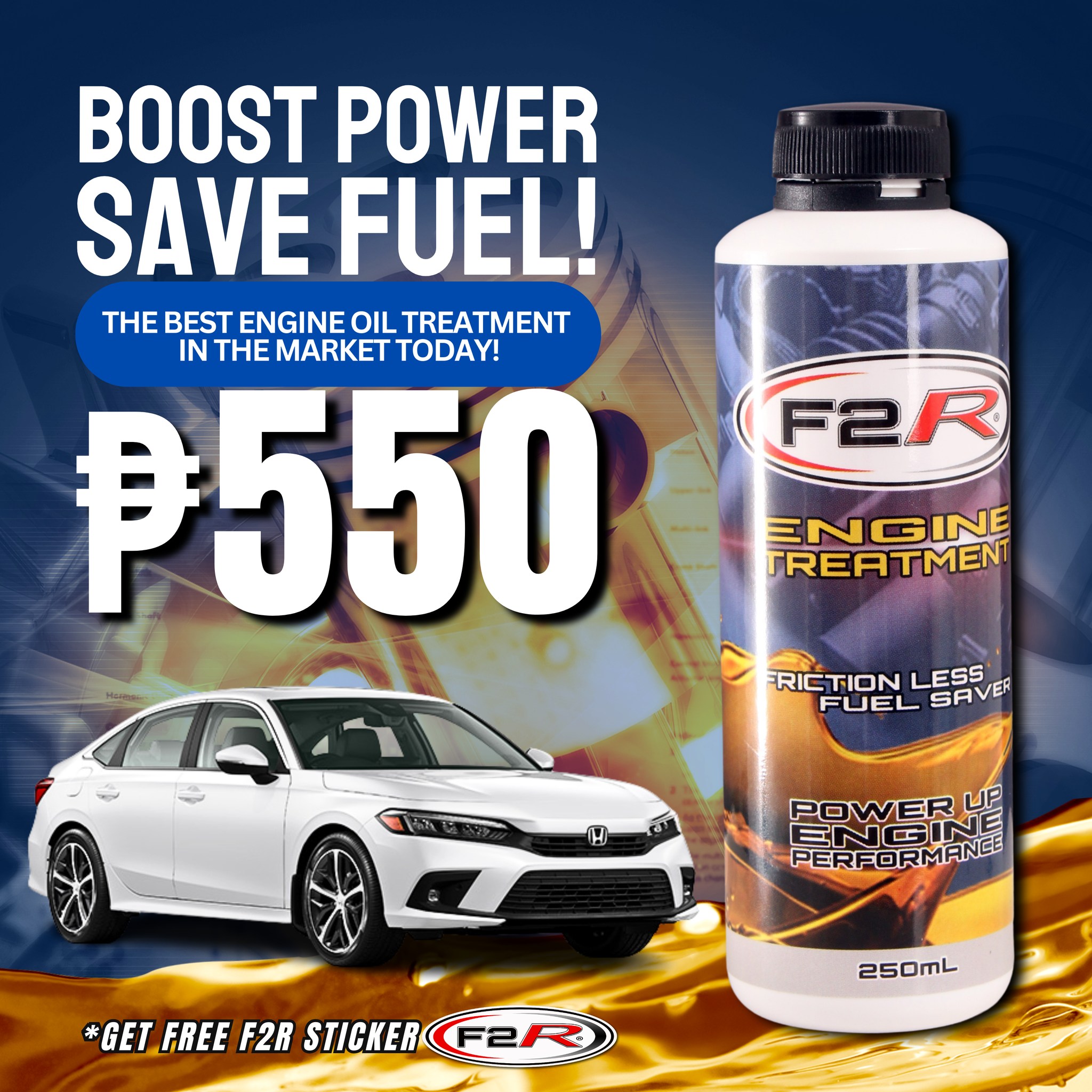 F2R Engine Treatment - Visayas Facebook ad: Tagumpay sa Bawat Takbo!