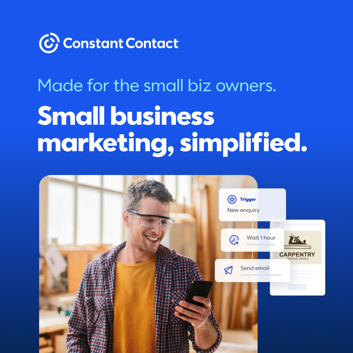 Constant Contact Facebook ad