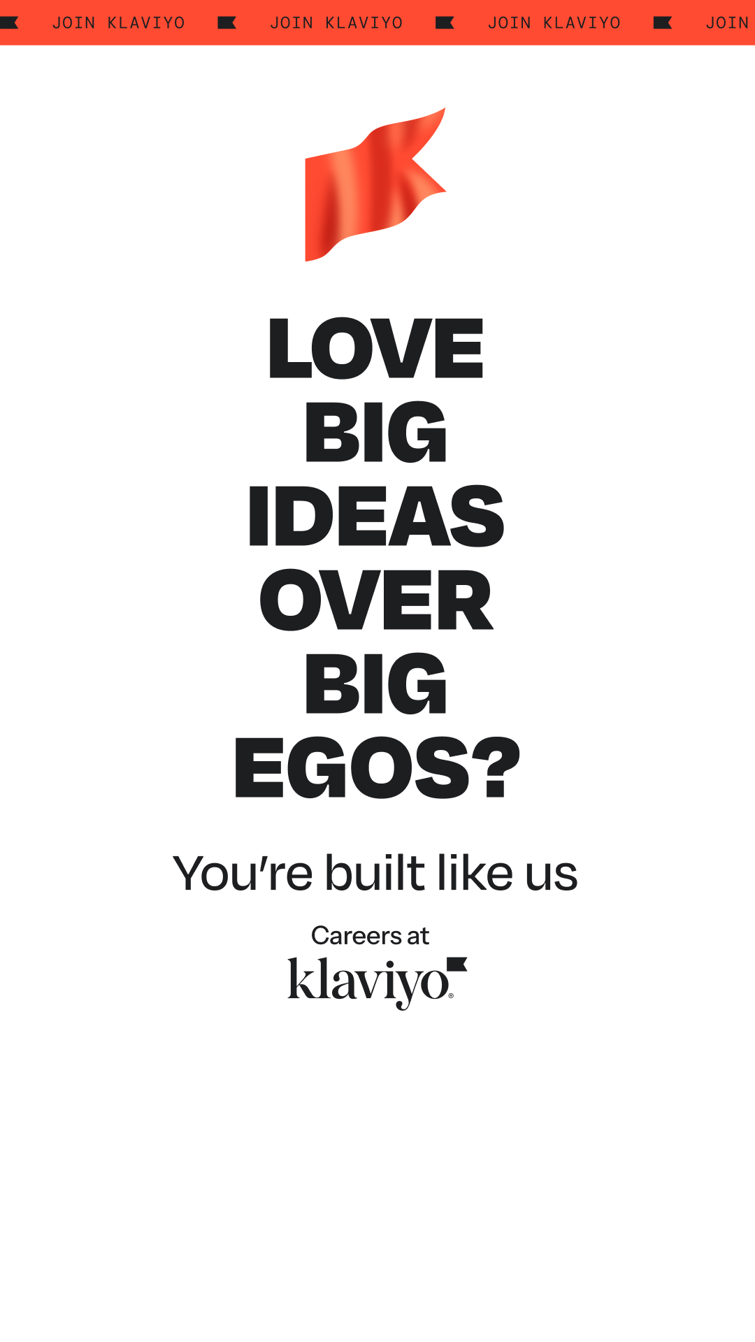 Life at Klaviyo Facebook ad from Jul 9, 2026