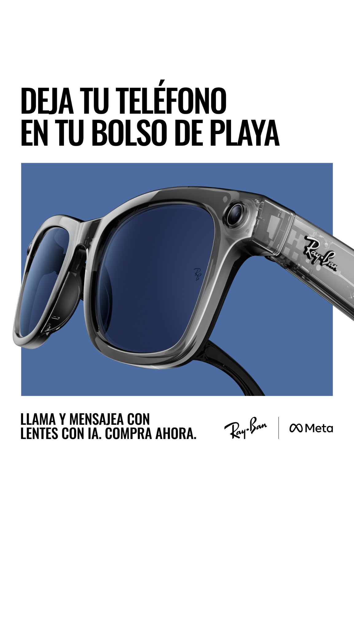 Ray-Ban Meta Facebook ad
