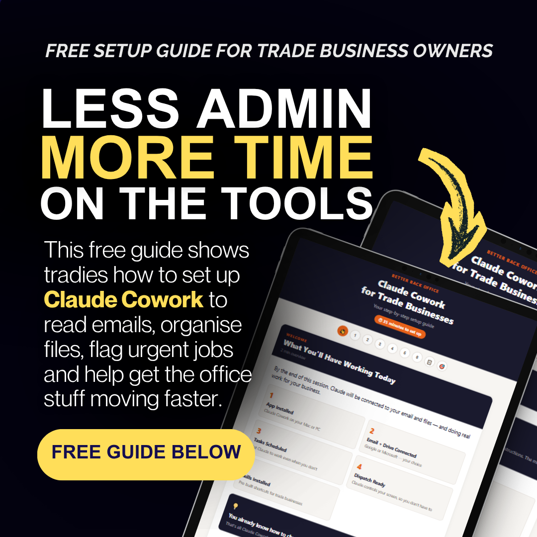 Trade Contractor OS Facebook ad from Apr 2, 2026