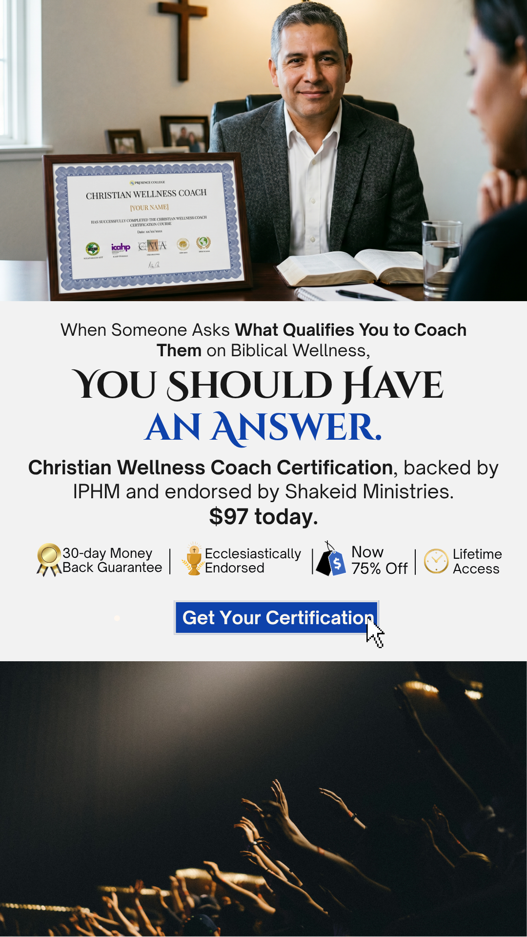 Presence College Facebook ad